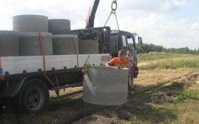 Перевозка бетонных колец и колодцев манипулятором - Улан-Удэ, цены, предложения специалистов