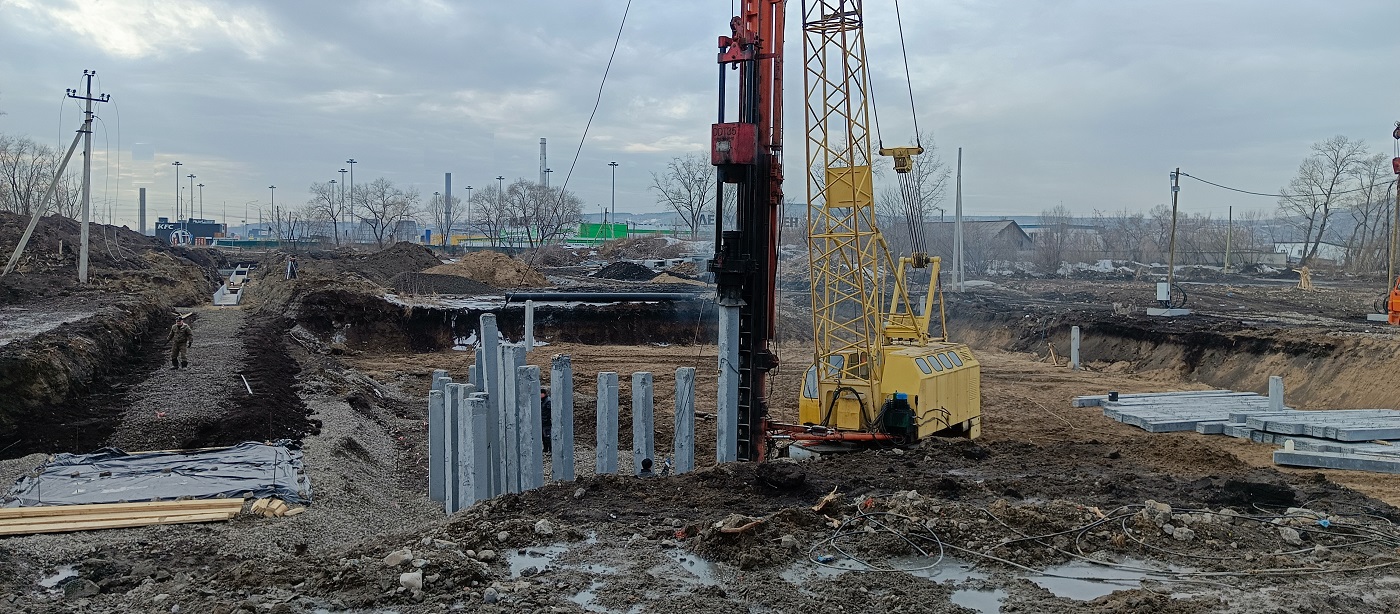 Аренда сваебоя для забивки бетонных свай в Северобайкальске