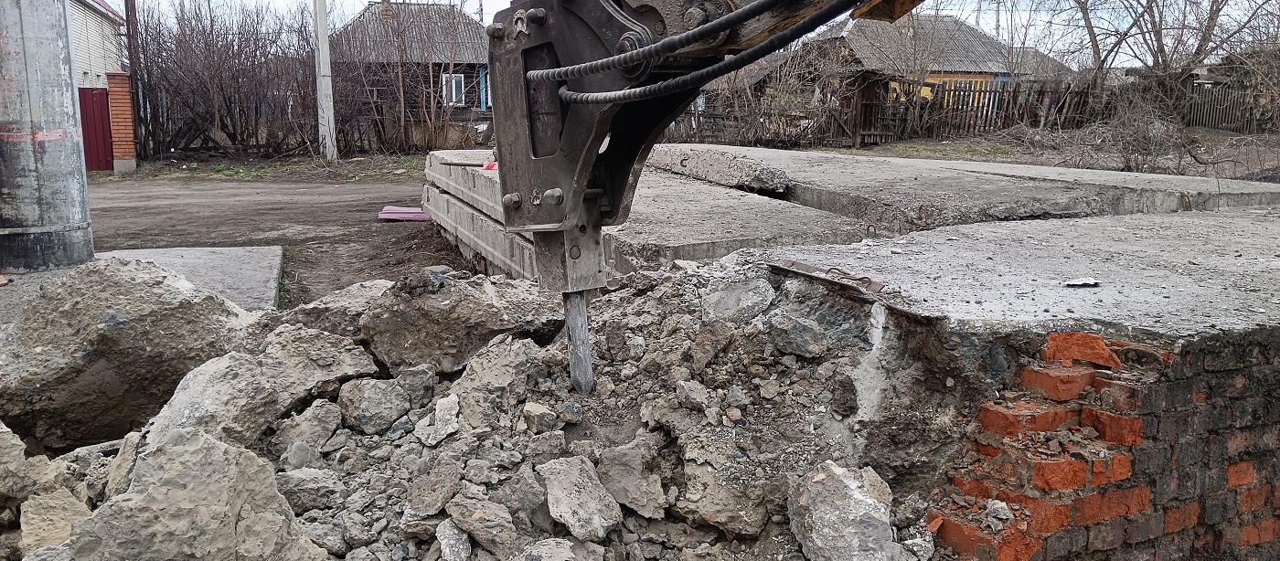 Услуги и заказ гидромолотов для демонтажных работ в Северобайкальске